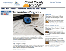 Tablet Screenshot of carrollcountytoday.com